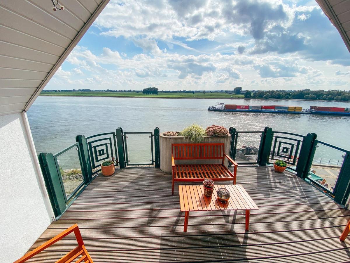 Rheinloft 3 - Grosse Giebelwohnung Mit Dachterrassen An Der Rheinpromenade Emmerich Ngoại thất bức ảnh