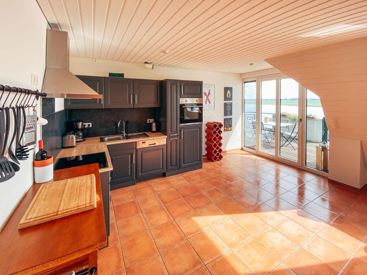 Rheinloft 3 - Grosse Giebelwohnung Mit Dachterrassen An Der Rheinpromenade Emmerich Ngoại thất bức ảnh