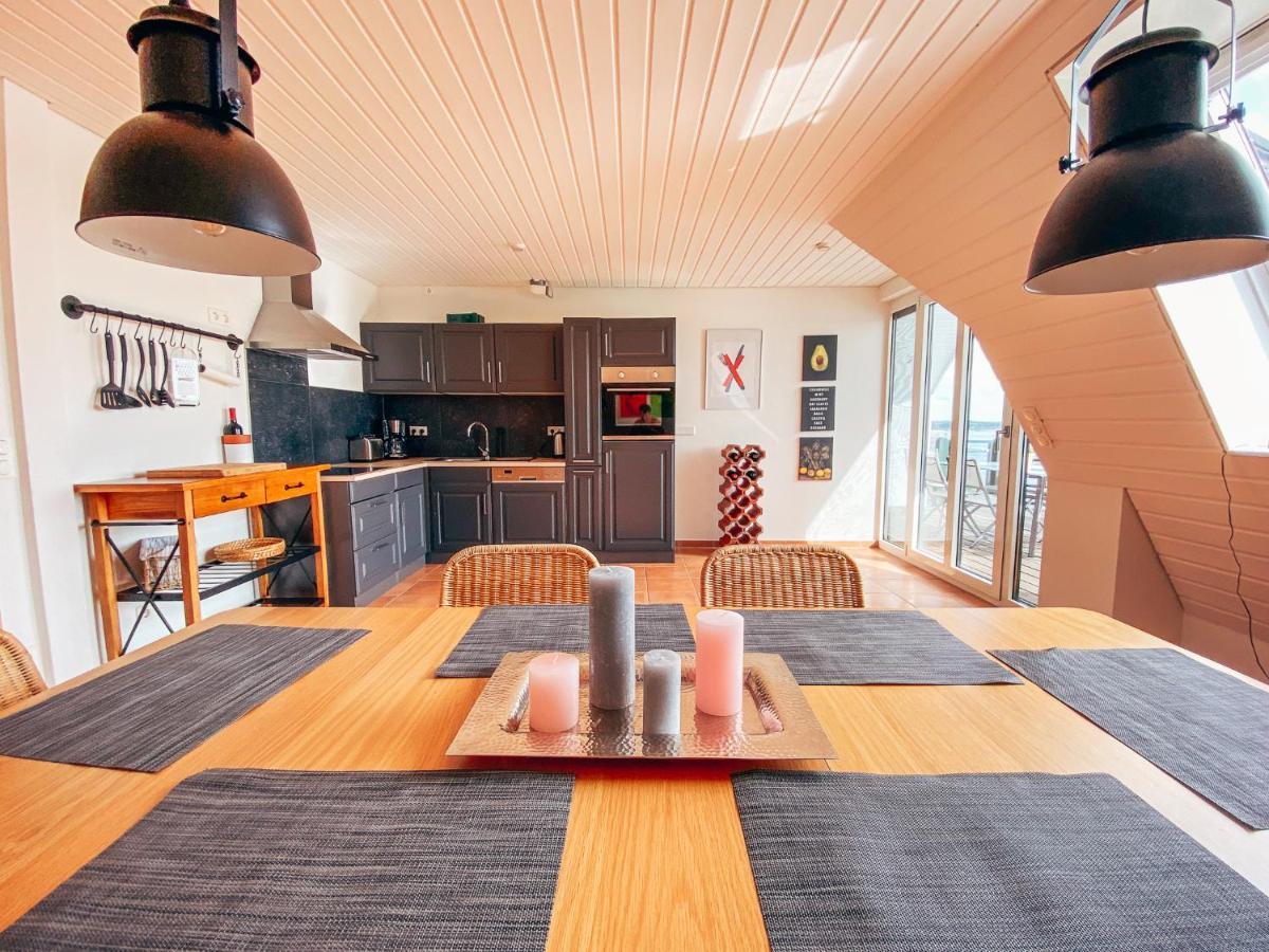 Rheinloft 3 - Grosse Giebelwohnung Mit Dachterrassen An Der Rheinpromenade Emmerich Ngoại thất bức ảnh